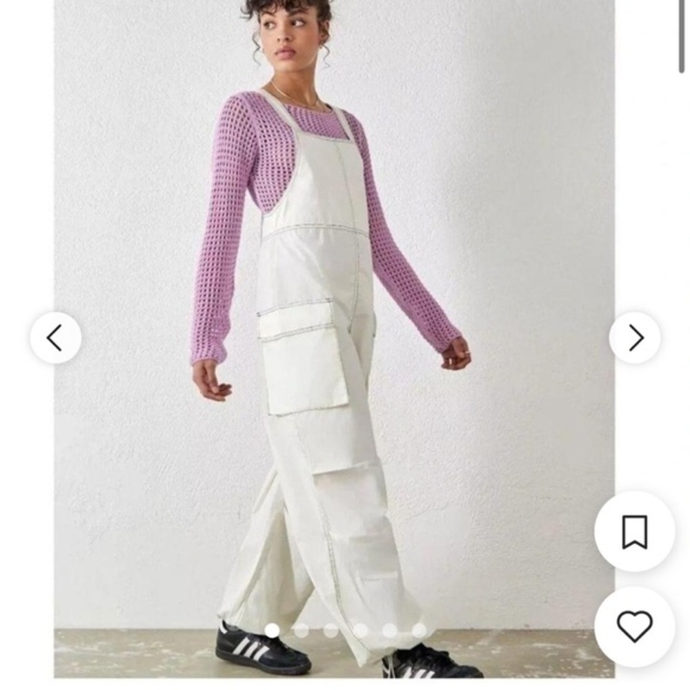 BDG Cynthia Cargo Utility Overall Magnolia Perl